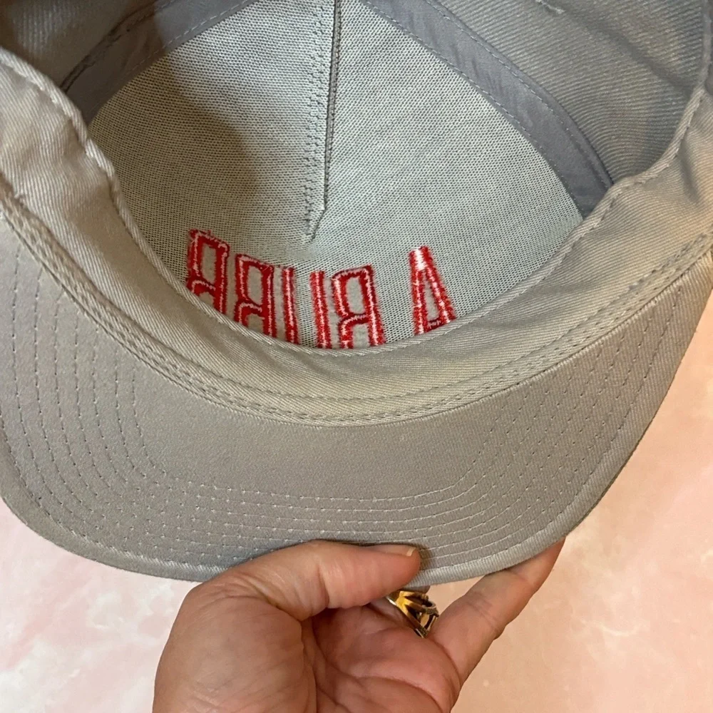 Hamilton Kids Gray Hat with Red Embroidery
